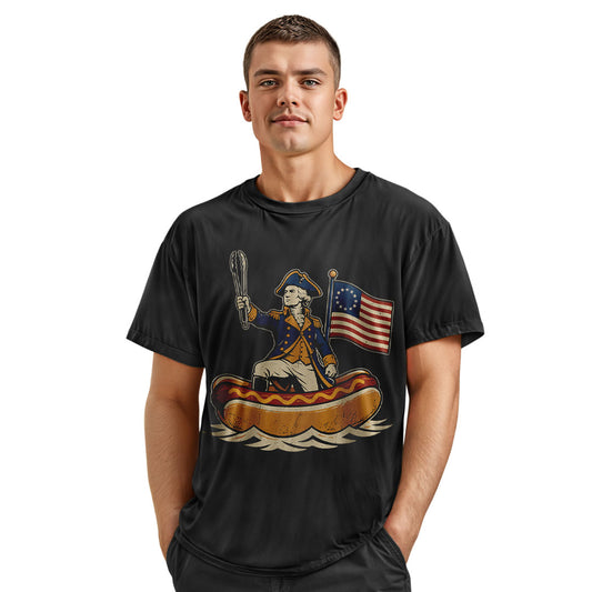 Delaware Dog Hotdog Tee | Funny Patriotic 4th of July Shirt
