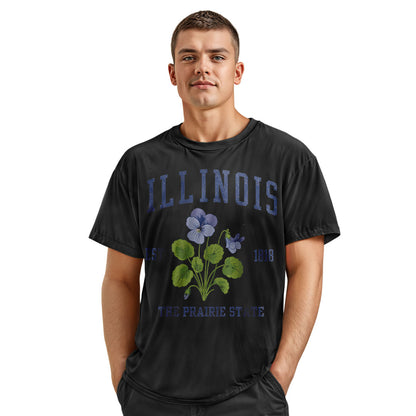 Illinois State Flower Tee | Prairie State Vintage Shirt