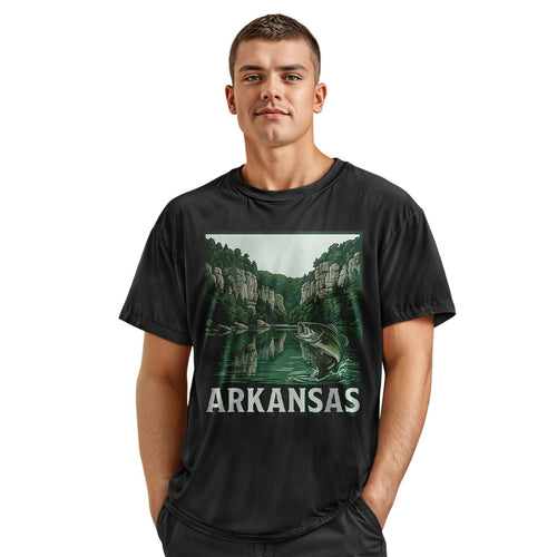 Arkansas Bass Fishing Tee | Natural State Outdoors Shirt