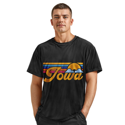 Iowa Roots Map T-Shirt | Hawkeye State Gift Tee