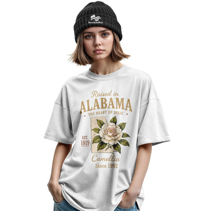 Alabama Camellia State Pride Graphic Tee