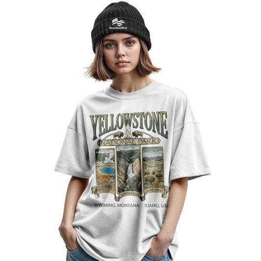 Yellowstone National Park Comfort Colors Vintage 90s Travel Shirt