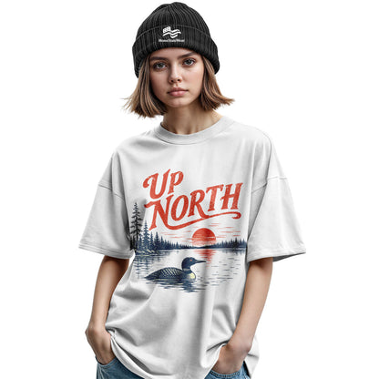 Up North Lake Life Tee | Vintage Cabin Vacation Shirt