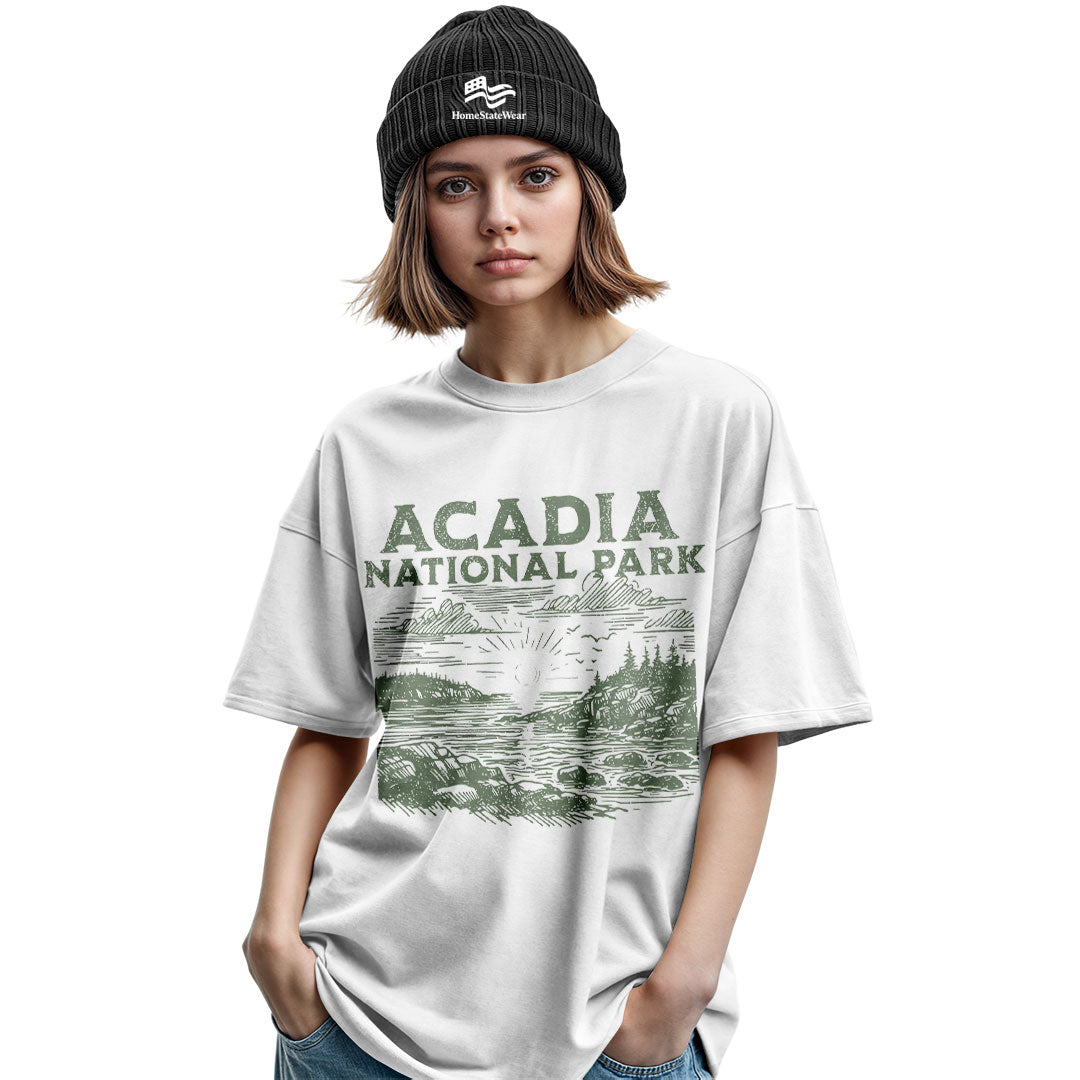 Acadia National Park T-Shirt | Maine Outdoor Travel Te
