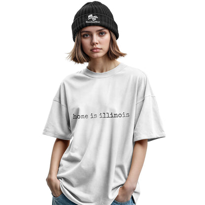 Home Is Illinois Comfort Colors Tee | Born and Raised Gift Shirt