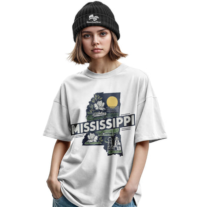 Mississippi Retro Home State T-Shirt