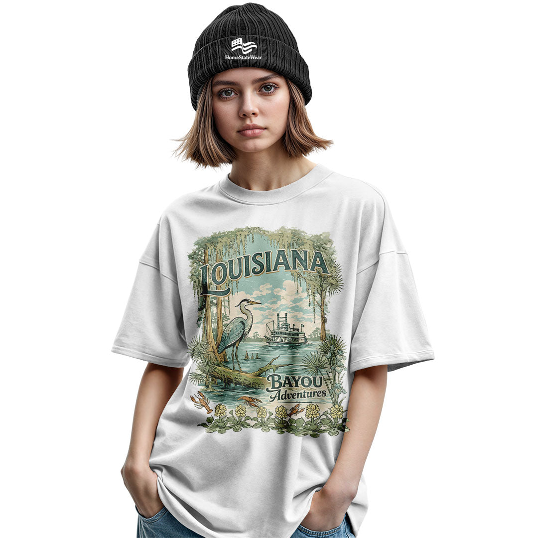 Louisiana Bayou T-Shirt | Cajun Country Souvenir Tee