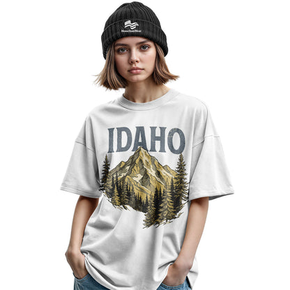 Idaho Collegiate Mountain Comfort Colors Gem State Souvenir Shirt