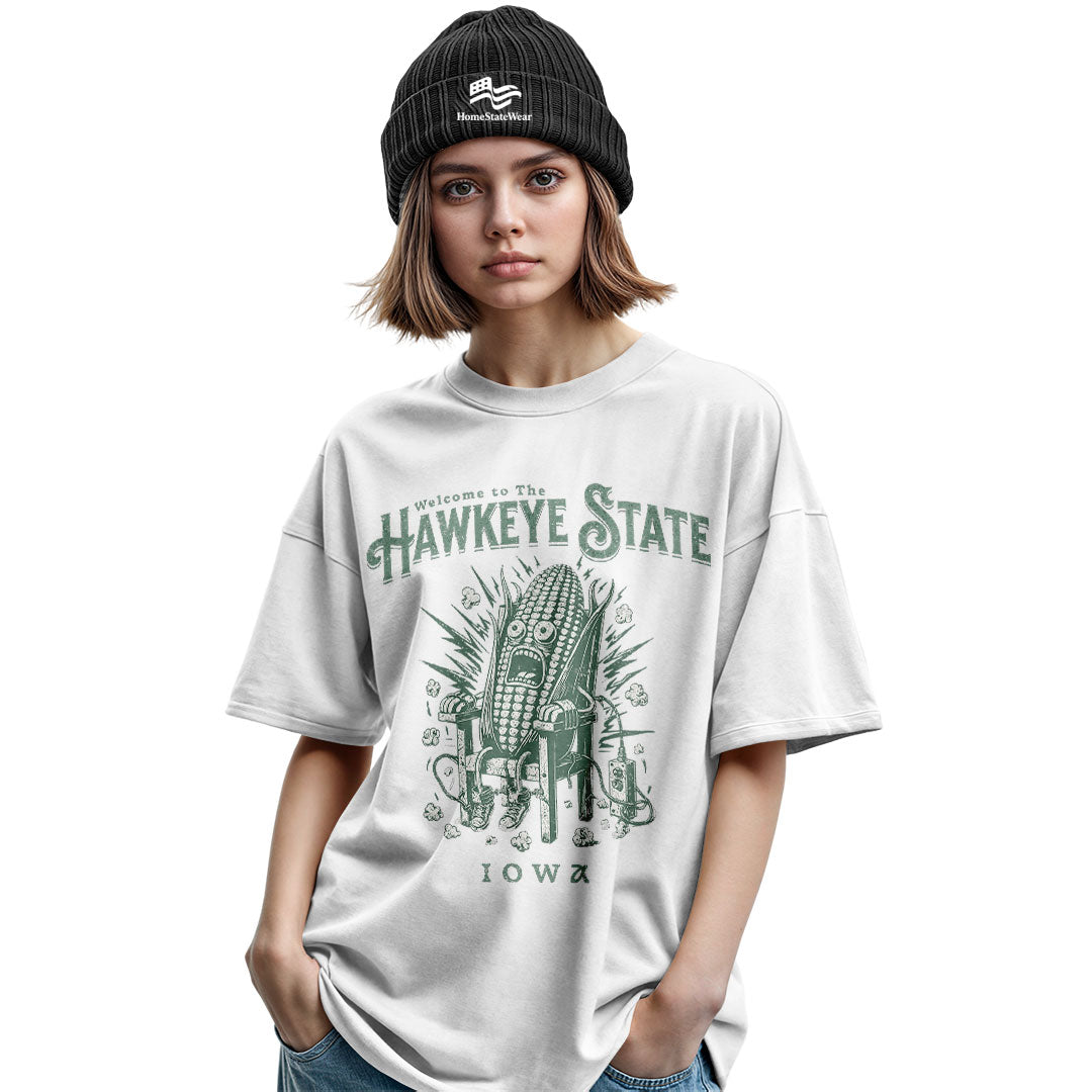 Welcome to Iowa T-Shirt | Funny Corn Souvenir Tee