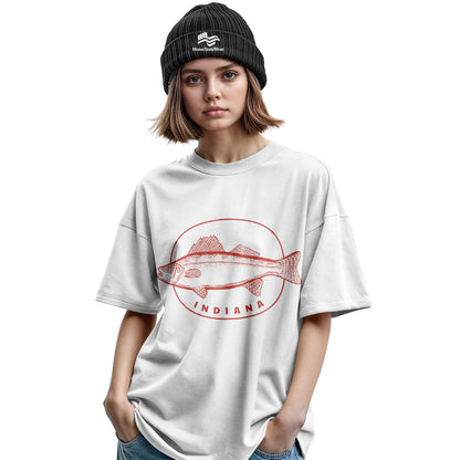 Indiana Comfort Colors Tee | Retro State Pride Shirt