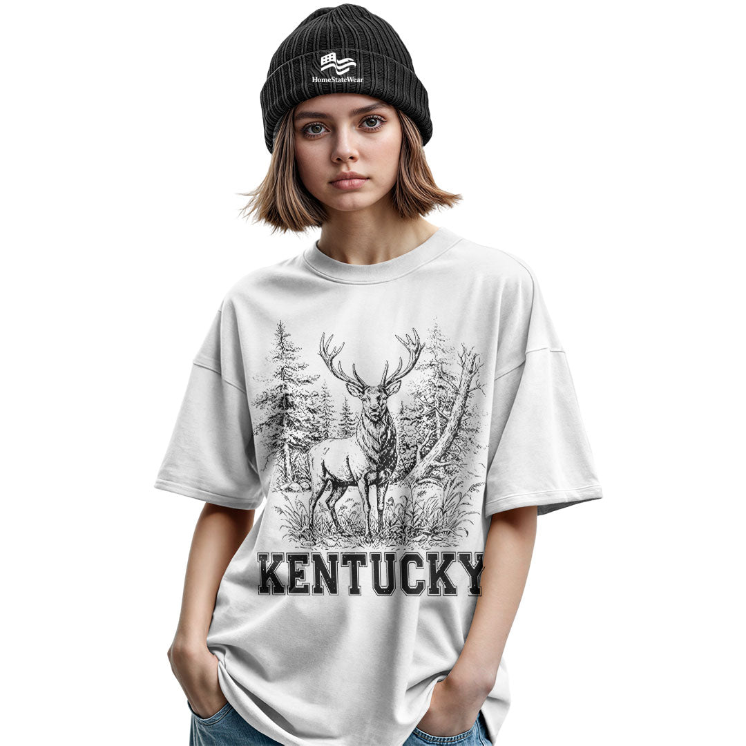 Kentucky Deer Comfort Colors Tee | Wildlife Nature Lover Shirt