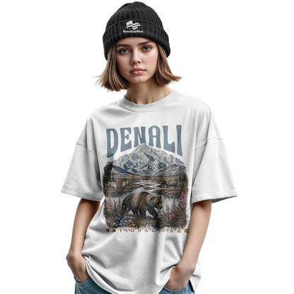 Retro Alaska Mountain Tee, Nature Lover Gift