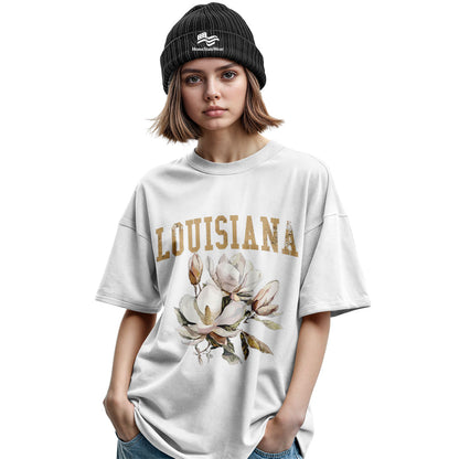 Louisiana Magnolia Comfort Colors Tee | State Flower Gift Shirt