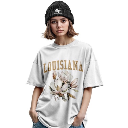 Louisiana Magnolia Comfort Colors Tee | State Flower Gift Shirt