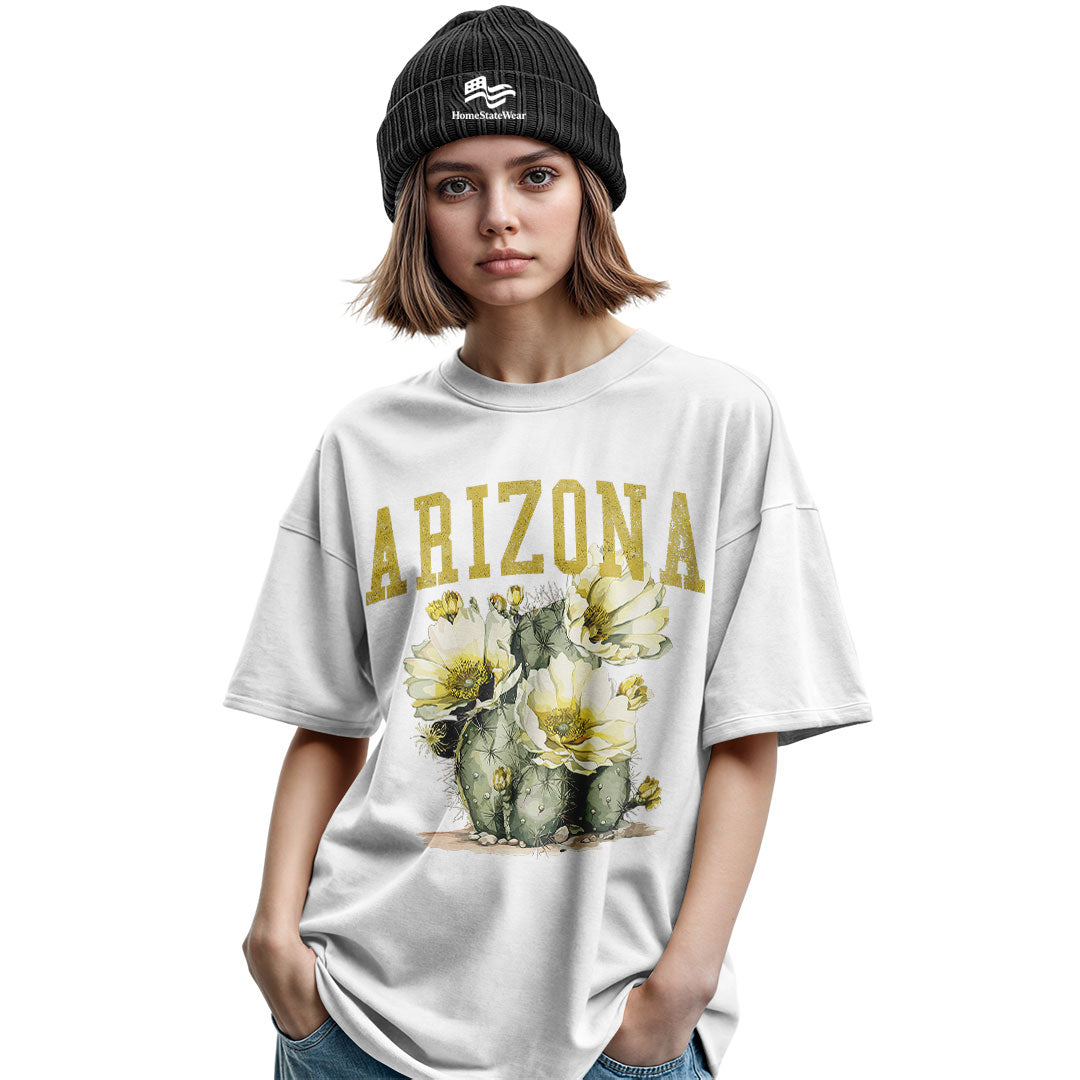 Arizona State Flower Comfort Colors Tee | Botanical Travel Gift Shirt