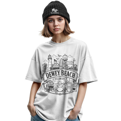 Dewey Beach Delaware Comfort Colors Tee | Coastal Vacation Shirt