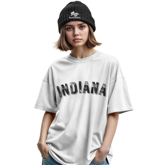 Indiana State Bella Canvas Tee | Rustic State Pride Shirt