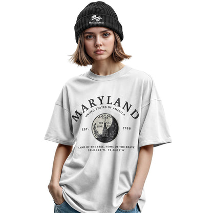 Maryland Quarter T-Shirt | Old Line State Gift Tee