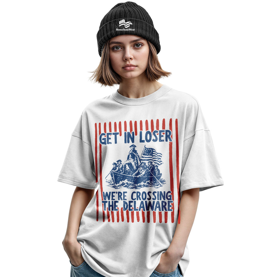 Funny Crossing the Delaware Tee | Patriotic 4th of July Shirt