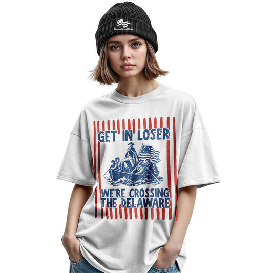Funny Crossing the Delaware Tee | Patriotic 4th of July Shirt