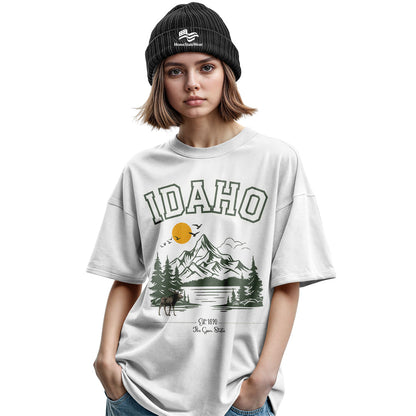 Idaho Camping T-Shirt | Gem State Hiking Travel Tee