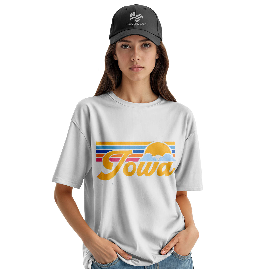 Iowa Roots Map T-Shirt | Hawkeye State Gift Tee
