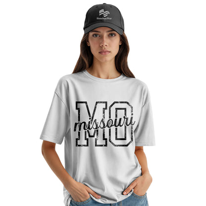 Retro Missouri T-Shirt, Comfort Colors Distressed Varsity