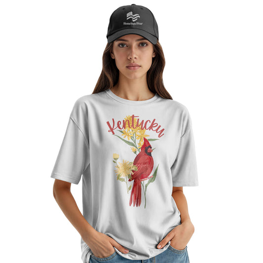 Kentucky Cardinal Comfort Colors Tee | Cottagecore Bird Lover Shirt