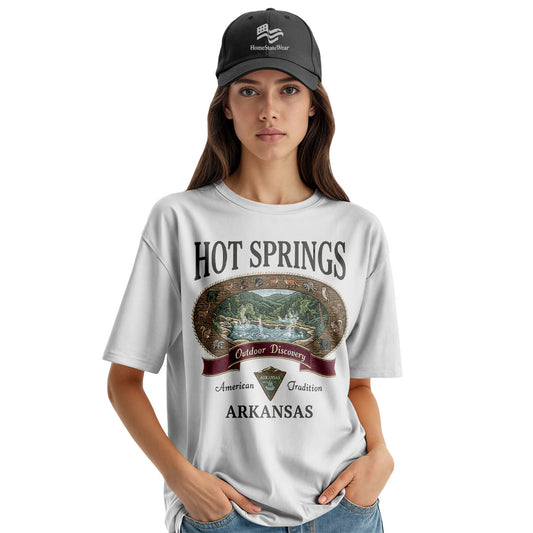 Hot Springs Arkansas Comfort Colors Tee | Vintage Travel Souvenir Shirt