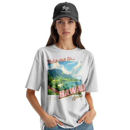Hawaii Aloha State Comfort Colors Retro Summer Beach Shirt