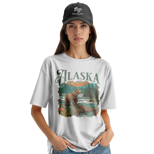 Alaska Wilderness Bear Graphic Tee