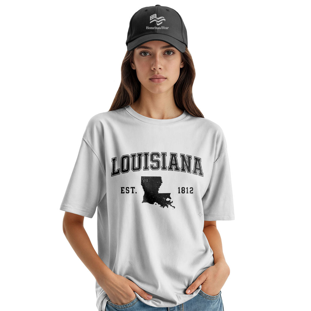 Louisiana Campus Style Tee | Southern State Pride Shirt