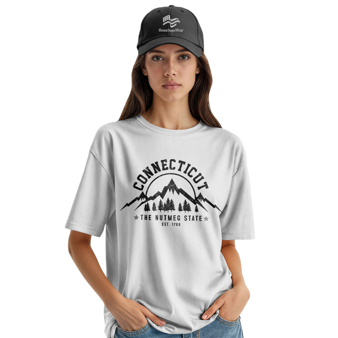 Connecticut Nutmeg State Tee | Vintage Mountain Forest Shirt