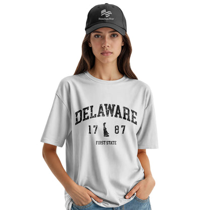 Custom Delaware State Tee | First State Personalized Gift Shirt