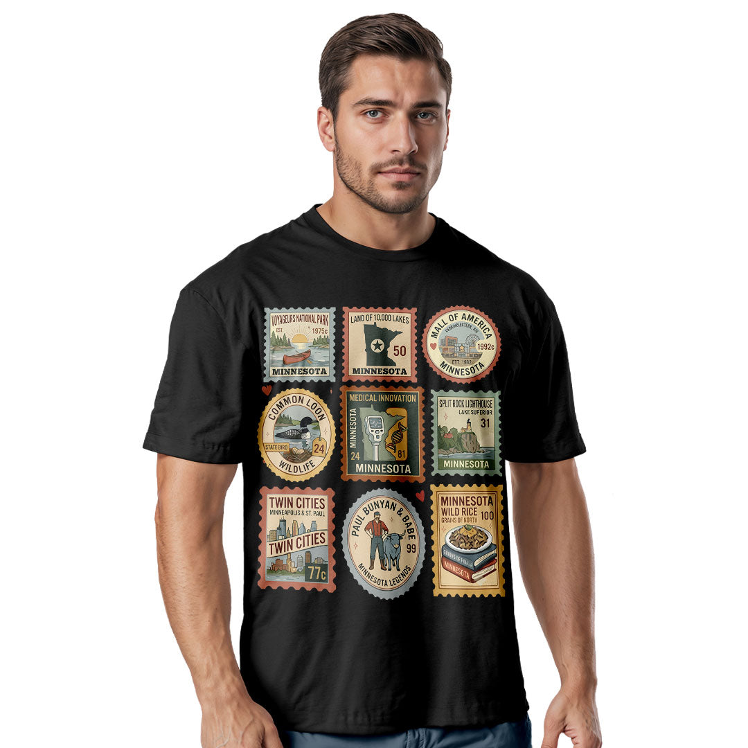 Minnesota State Stamp T-Shirt
