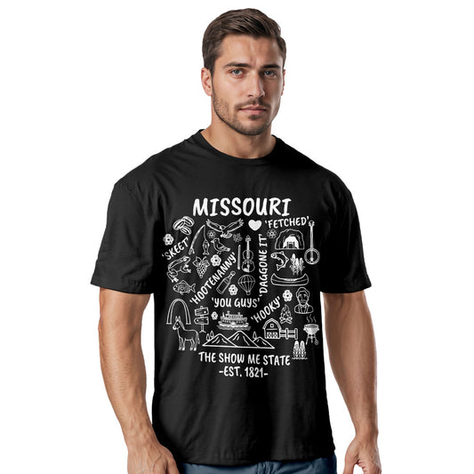 Show Me State Missouri T-Shirt, Midwest Slang Ozark Culture Tee
