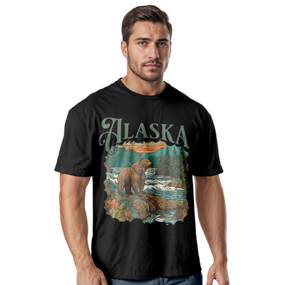 Alaska Wilderness Bear Graphic Tee