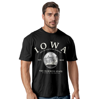 Iowa Hawkeye State T-Shirt | State Pride Gift Tee