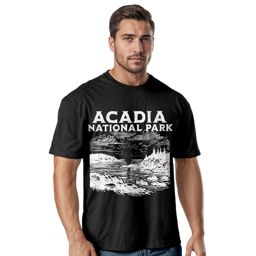 Acadia National Park T-Shirt | Maine Outdoor Travel Te