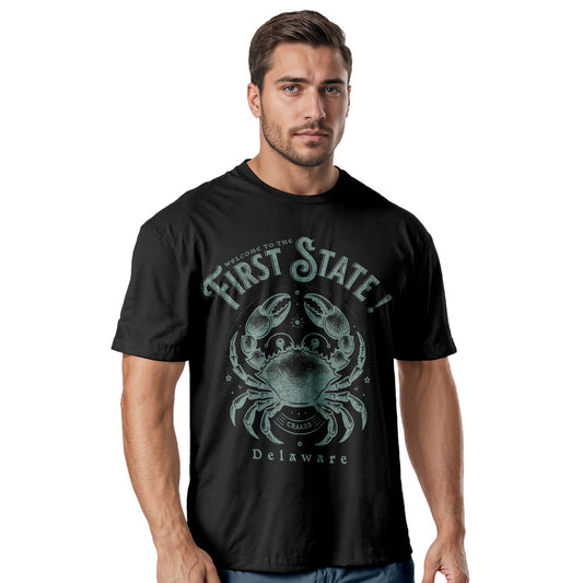 Welcome to Delaware Crab Tee | The First State Souvenir Shirt