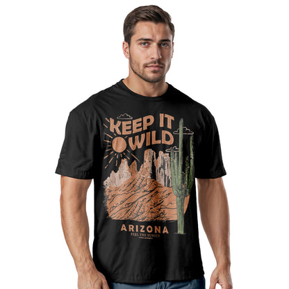 Keep It Wild Desert Graphic Tee, Southwest Nature Lover Gift