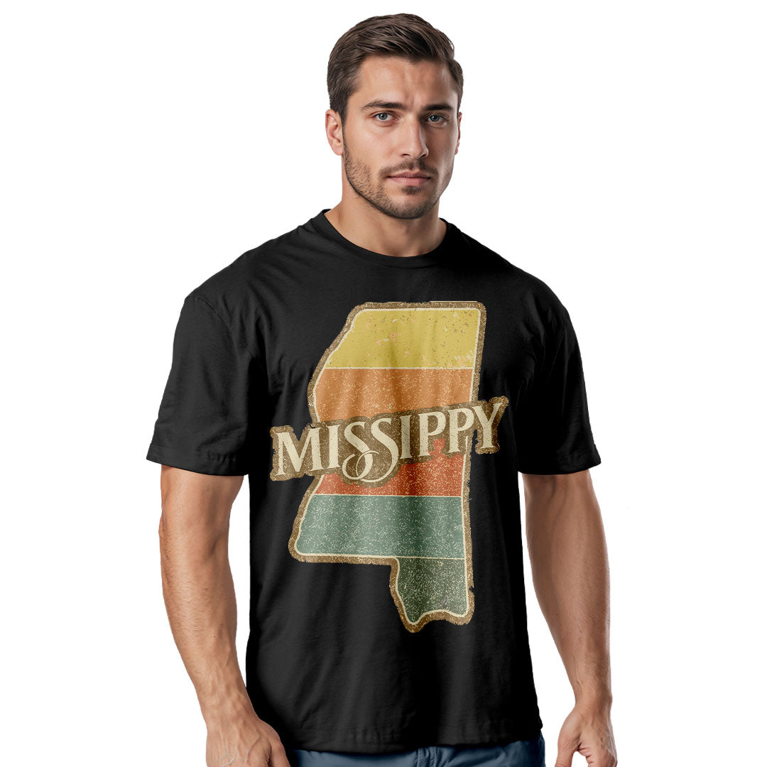 Funny Mississippi T-Shirt, Retro Distressed Southern Humor Tee