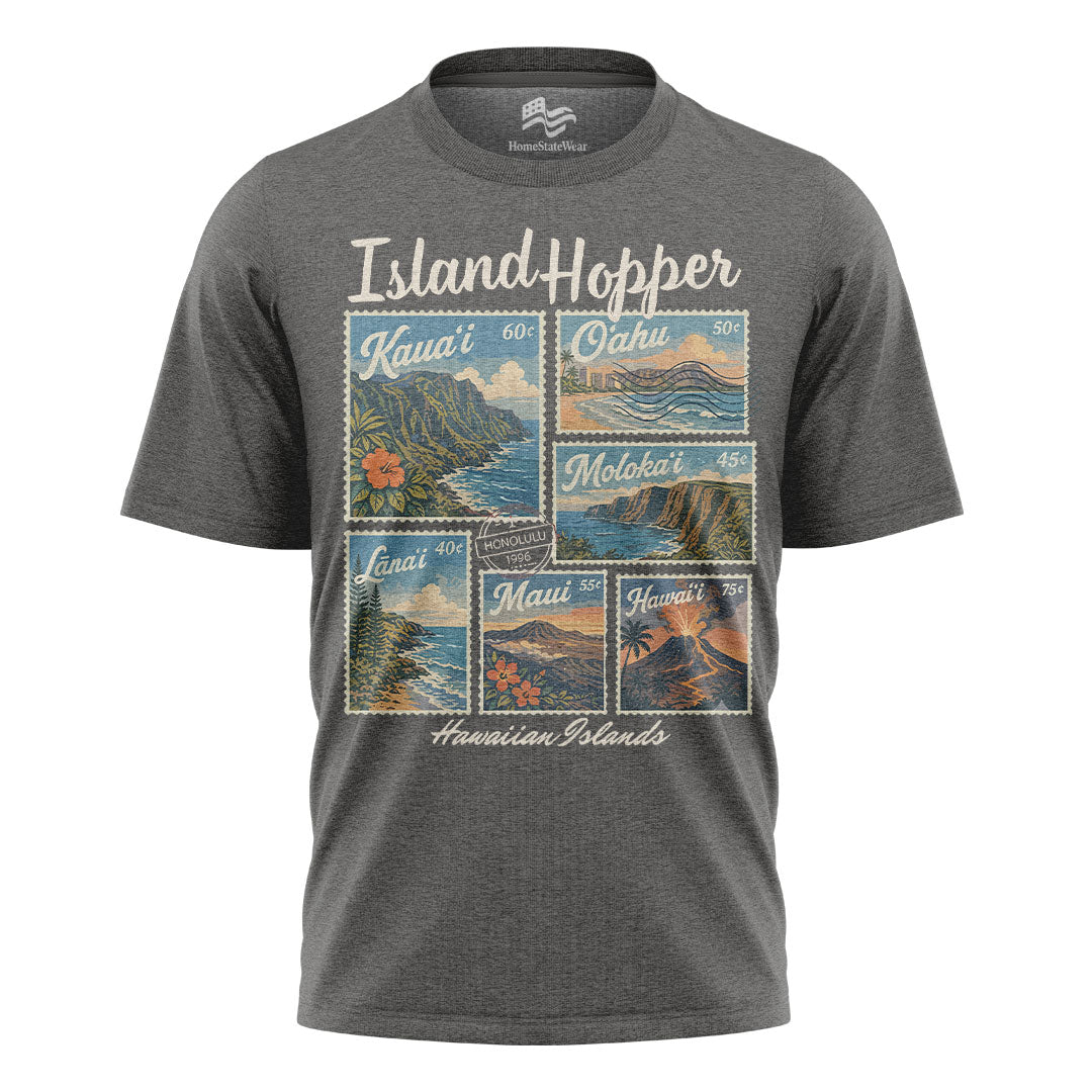 Hawaii Island Hopper Comfort Colors Tee | Tropical Travel Shirt