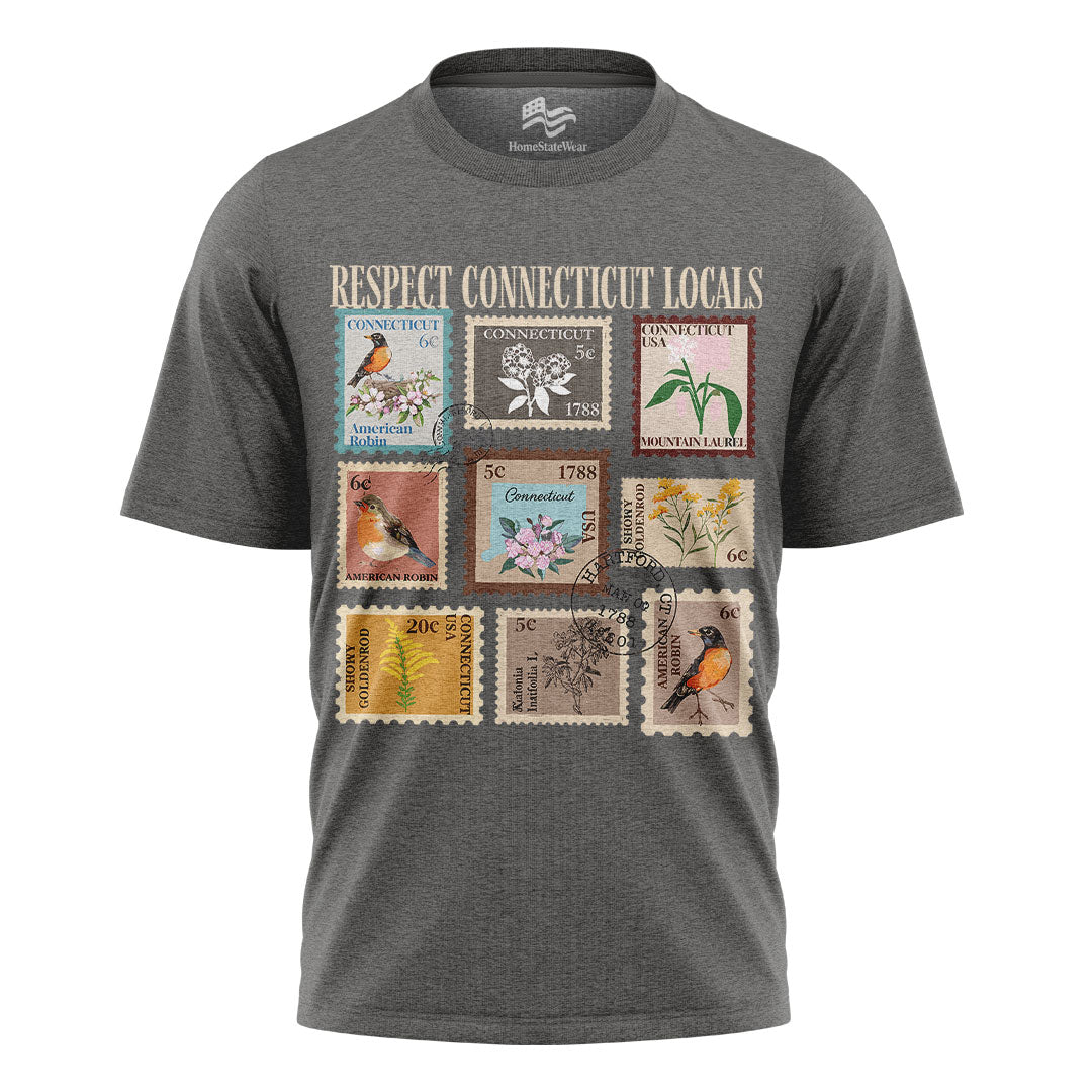 Wildlife Bird & State Flower Tee | Nature Lover Gift Shirt