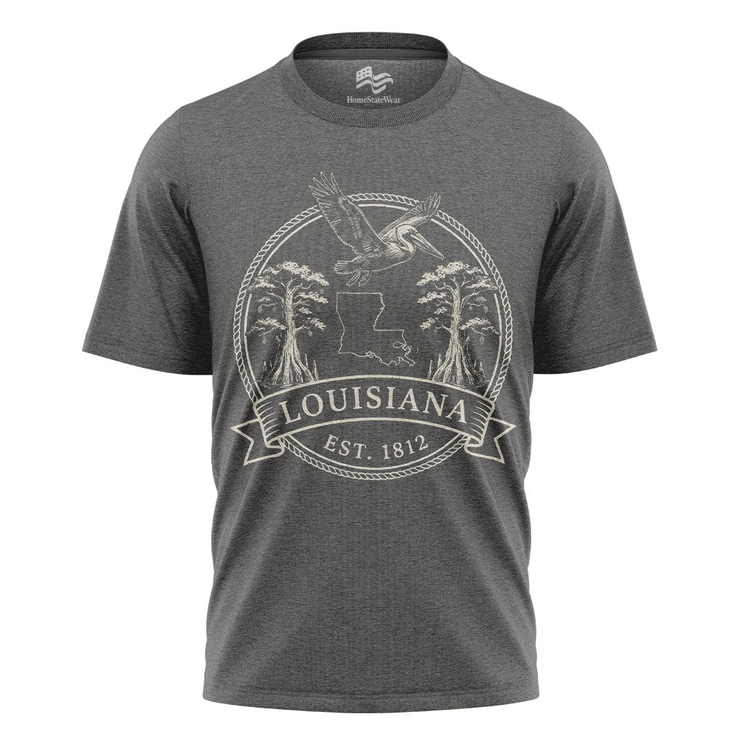 Louisiana Est 1812 T-Shirt | Pelican State Souvenir Tee
