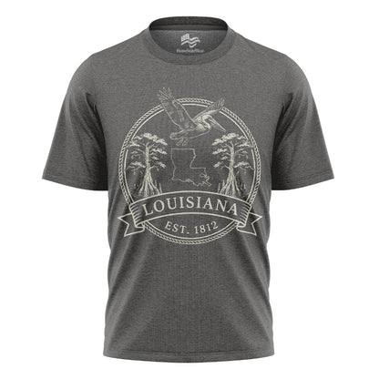 Louisiana Est 1812 T-Shirt | Pelican State Souvenir Tee