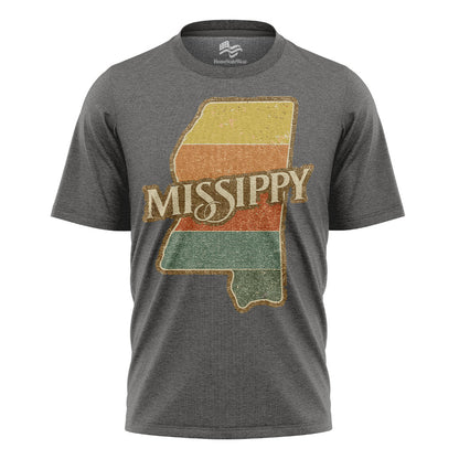 Funny Mississippi T-Shirt, Retro Distressed Southern Humor Tee