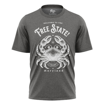 Welcome to Maryland T-Shirt | Free State Crab Tee