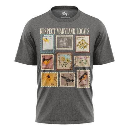 Maryland Wildlife T-Shirt | Bird Flower Nature Gift Tee