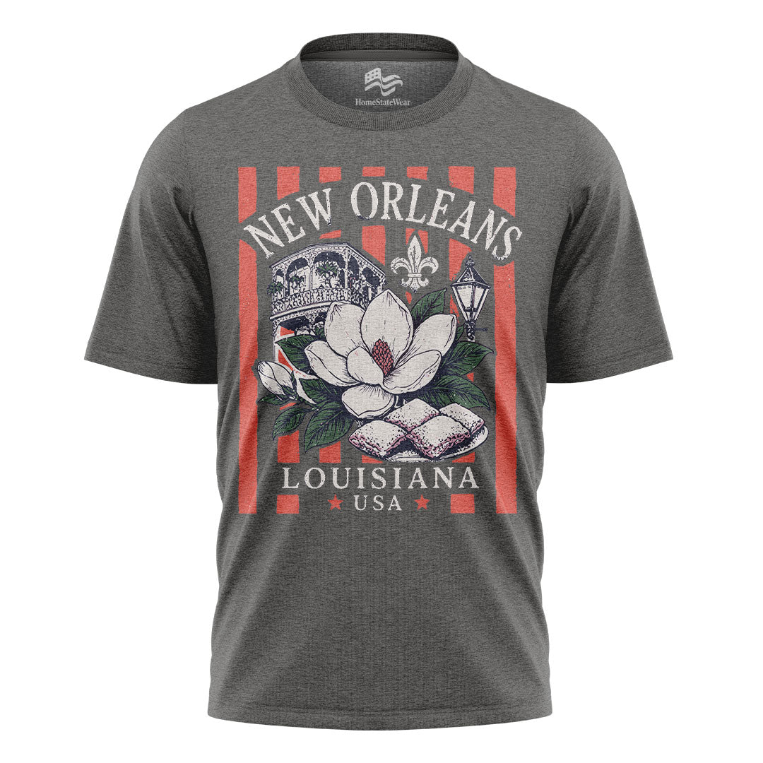 Louisiana Shirt Vintage Bayou Graphic Tee Southern Style T Shirt Swamp Nature Travel Souvenir Cajun Aesthetic Casual Outfit Style Trend